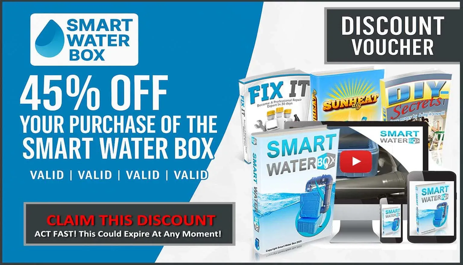 Smart Water Box – Get 74% Off Today Only Smart Water Box discounted price $39 limited time offer